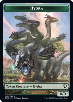 Snake // Hydra Double-Sided Token [Dominaria United Commander Tokens] | Odin's Place
