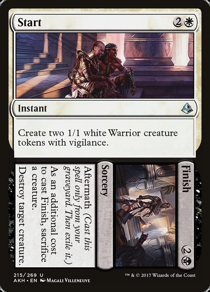 Start // Finish (215) [Amonkhet] | Odin's Place