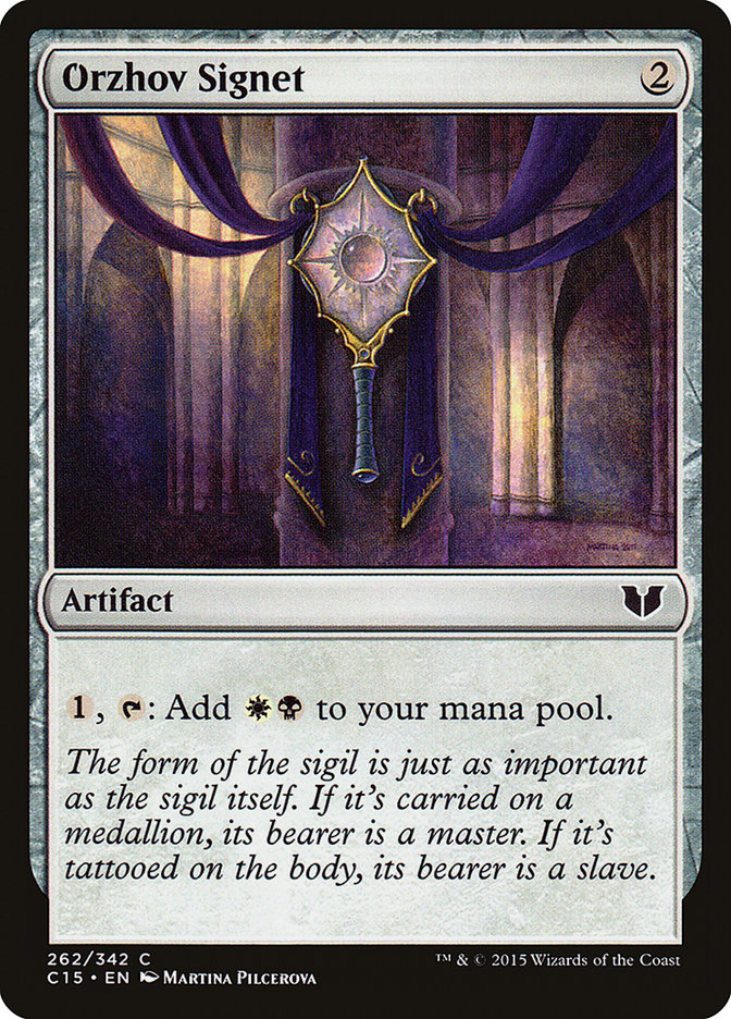 Orzhov Signet (262) [Commander 2015] | Odin's Place