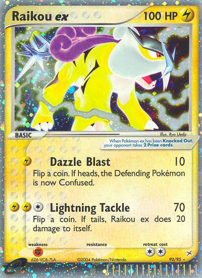 Raikou ex (92/95) [EX: Team Magma vs Team Aqua] | Odin's Place