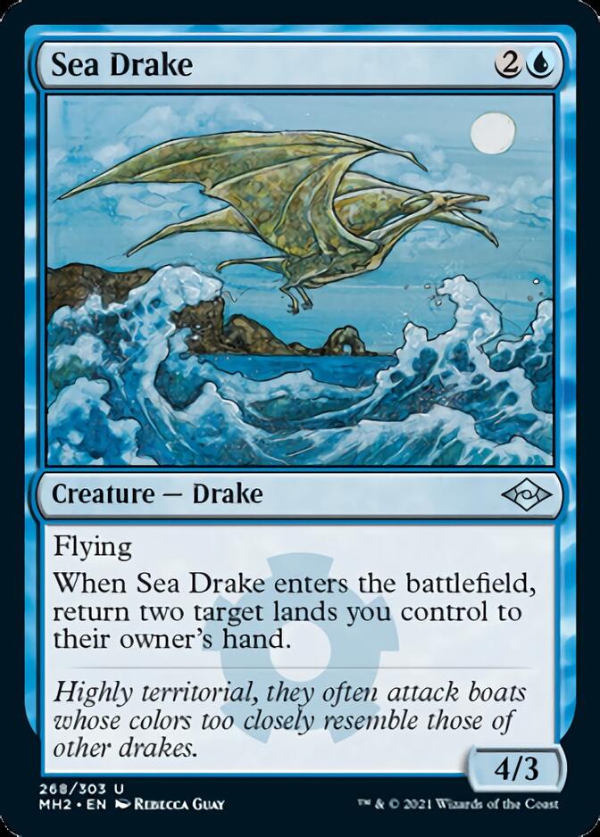 Sea Drake (Foil Etched) [Modern Horizons 2] | Odin's Place