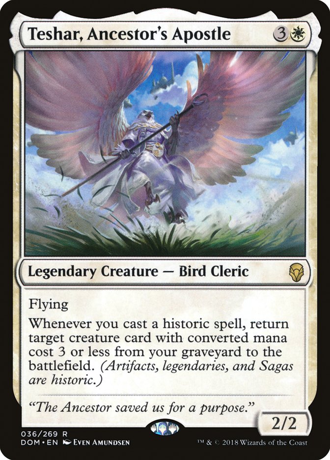 Teshar, Ancestor's Apostle (36) [Dominaria] | Odin's Place