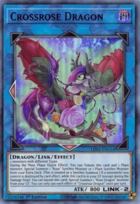 Crossrose Dragon (Blue) [LDS2-EN114] Ultra Rare | Odin's Place