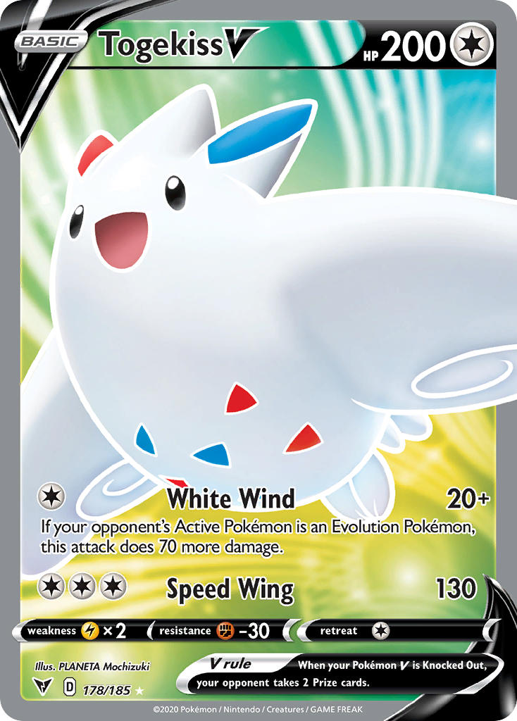 Togekiss V (178/185) [Sword & Shield: Vivid Voltage] | Odin's Place