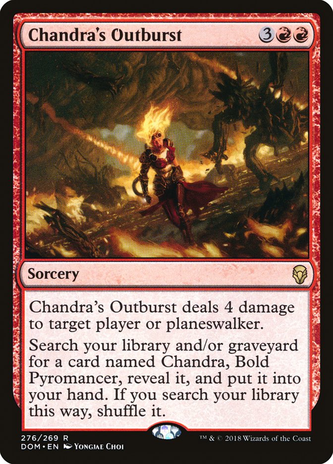 Chandra's Outburst (276) [Dominaria] | Odin's Place