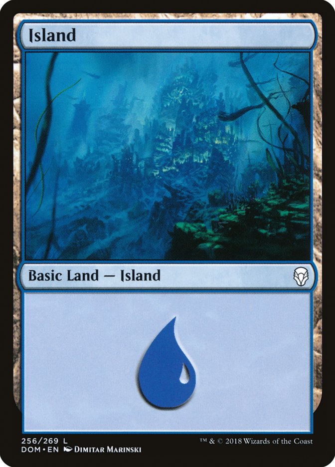 Island (256) [Dominaria] | Odin's Place