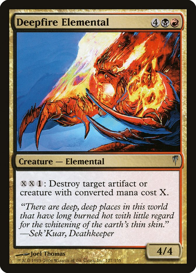 Deepfire Elemental (127) [Coldsnap] | Odin's Place