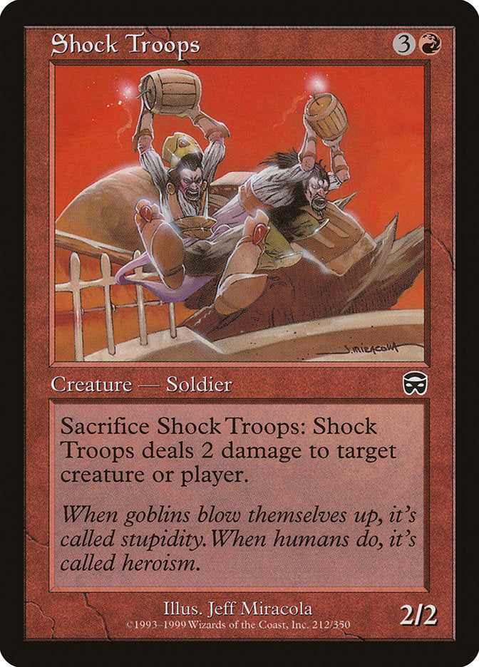 Shock Troops (212) [Mercadian Masques] | Odin's Place