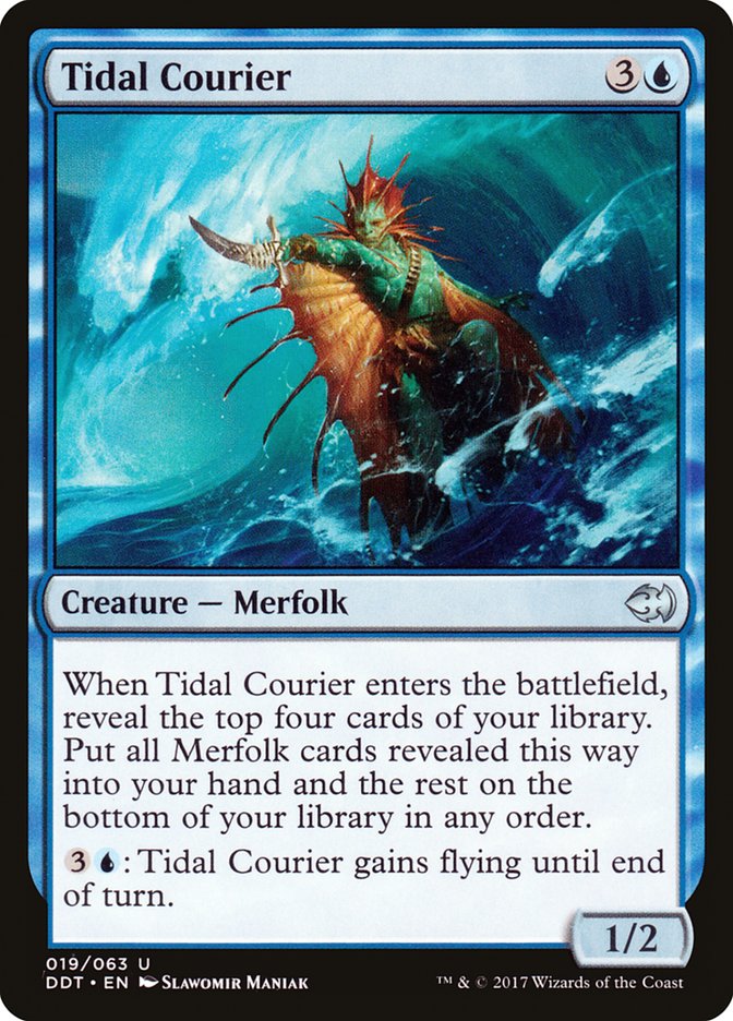 Tidal Courier (19) [Duel Decks: Merfolk vs. Goblins] | Odin's Place