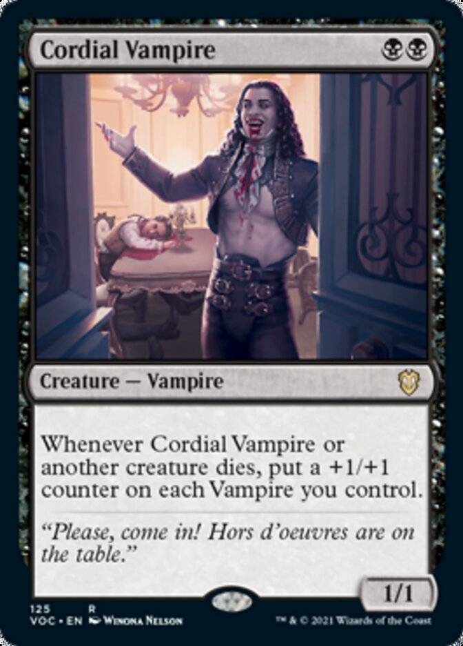 Cordial Vampire [Innistrad: Crimson Vow Commander] | Odin's Place