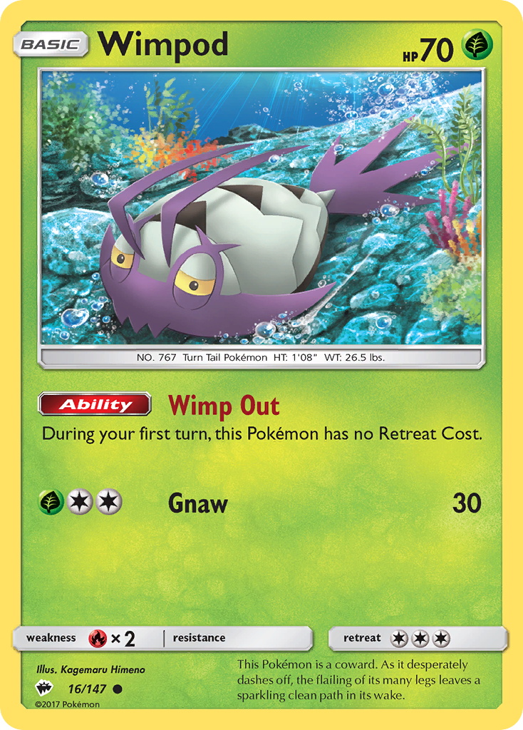 Wimpod (16/147) [Sun & Moon: Burning Shadows] | Odin's Place