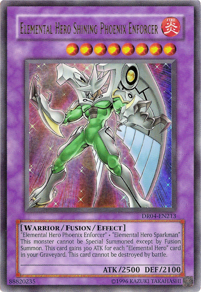 Elemental HERO Shining Phoenix Enforcer [DR04-EN213] Ultra Rare | Odin's Place