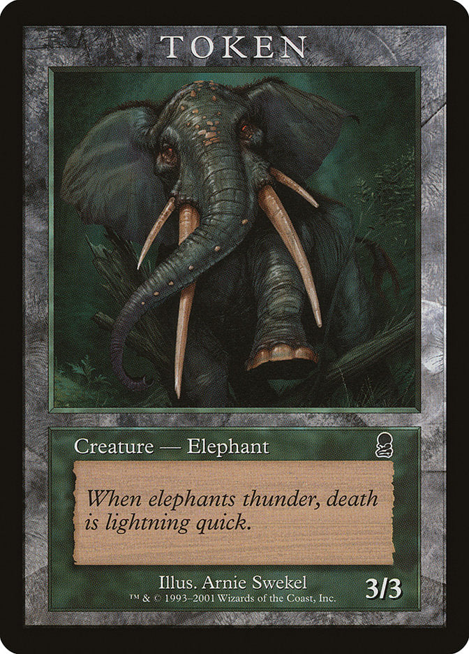 Elephant Token (5) [Magic Player Rewards 2002] | Odin's Place