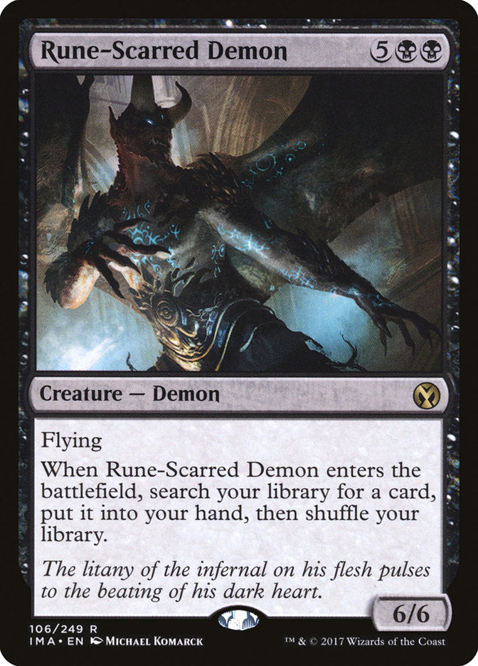 Rune-Scarred Demon (106) [Iconic Masters] | Odin's Place