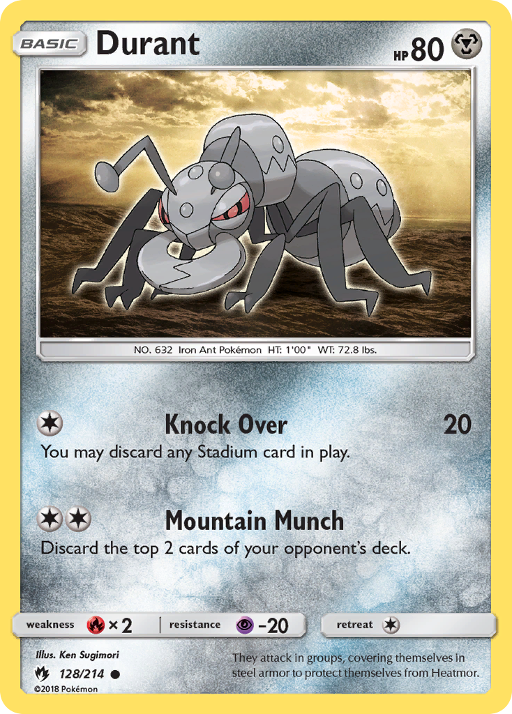 Durant (128/214) [Sun & Moon: Lost Thunder] | Odin's Place