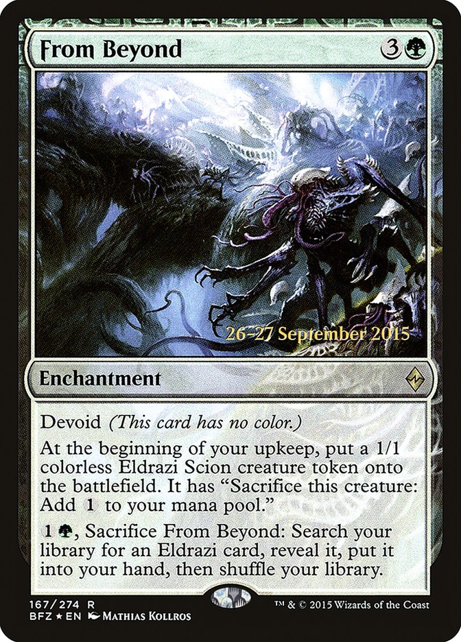 From Beyond (167) [Battle for Zendikar Prerelease Promos] | Odin's Place