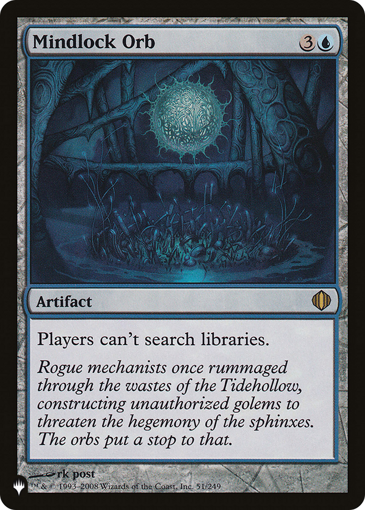 Mindlock Orb [The List] | Odin's Place