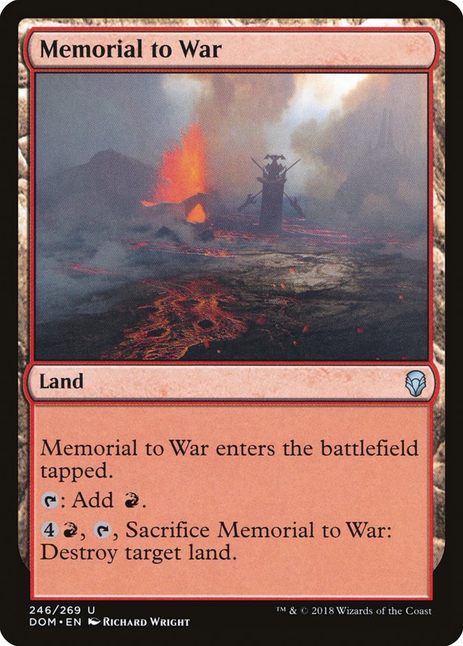 Memorial to War (246) [Dominaria] | Odin's Place