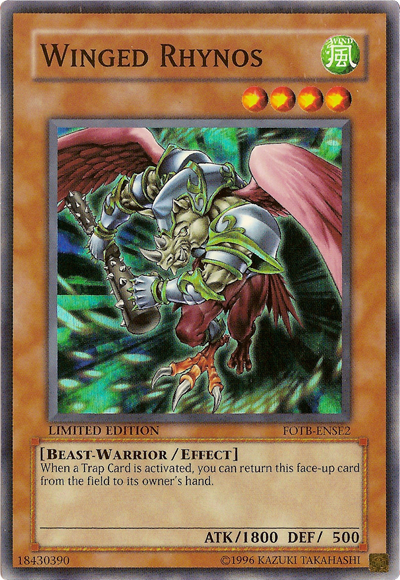 Winged Rhynos [FOTB-ENSE2] Super Rare | Odin's Place