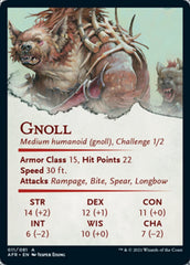 Gnoll Art Card [Dungeons & Dragons: Adventures in the Forgotten Realms Art Series] | Odin's Place