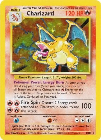 Charizard (4/102) [Base Set Unlimited] | Odin's Place