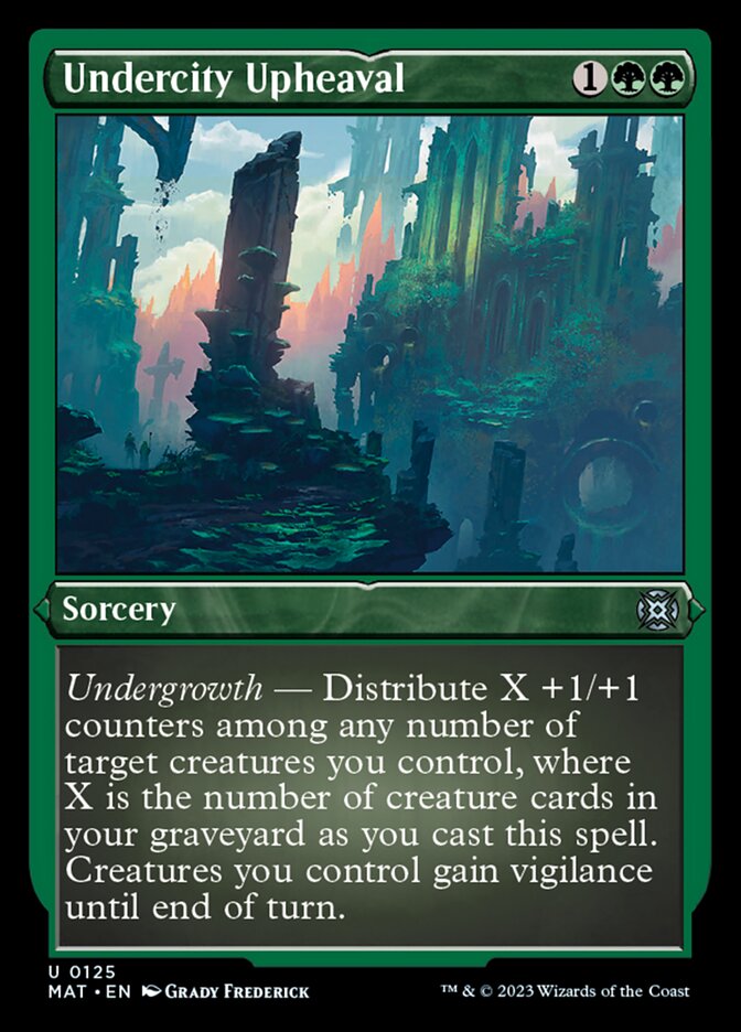 Undercity Upheaval (Foil Etched) [March of the Machine: The Aftermath] | Odin's Place