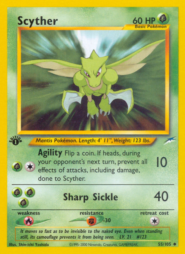 Scyther (55/105) [Neo Destiny 1st Edition] | Odin's Place