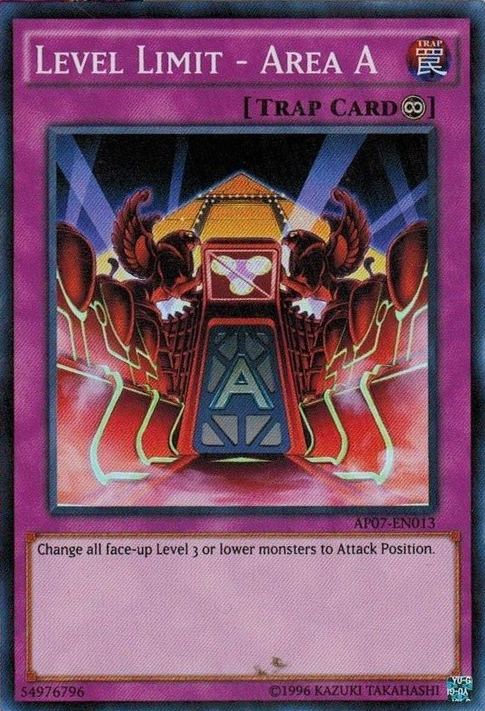 Level Limit - Area A [AP07-EN013] Super Rare | Odin's Place