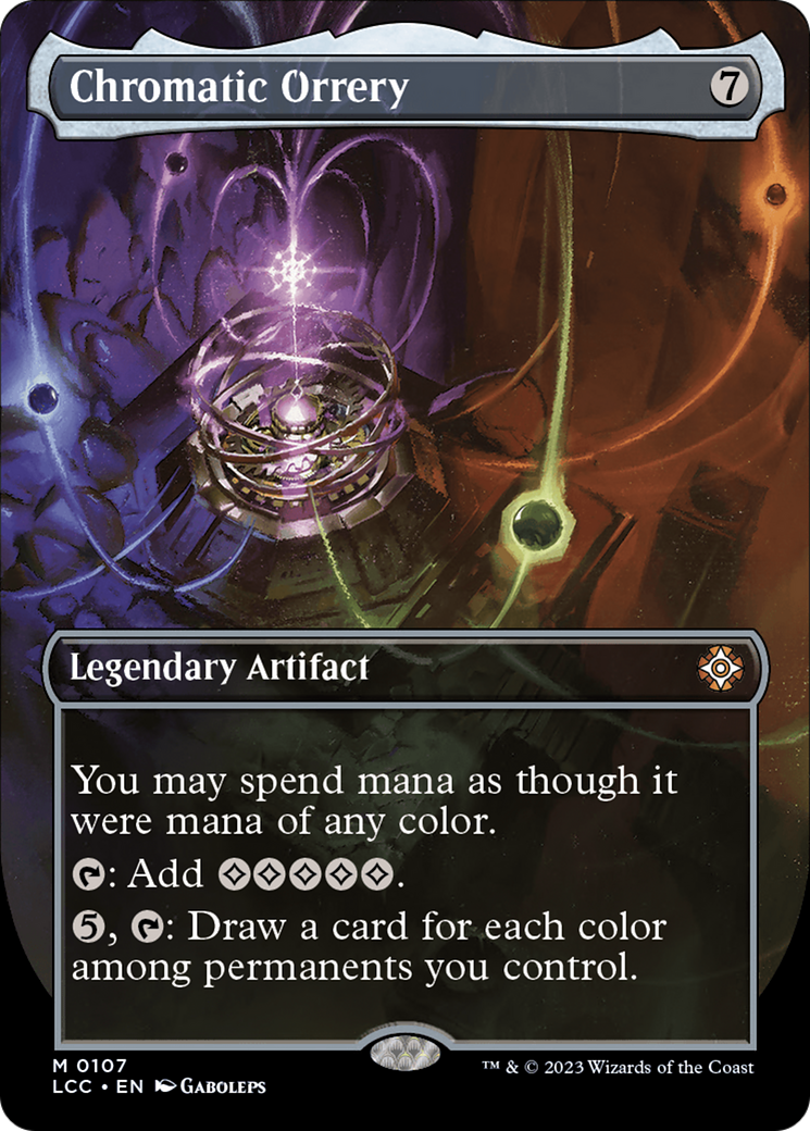 Chromatic Orrery (Borderless) [The Lost Caverns of Ixalan Commander] | Odin's Place
