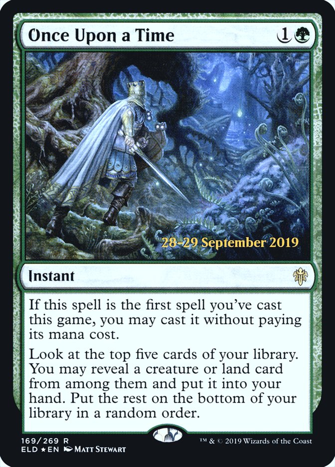 Once Upon a Time [Throne of Eldraine Prerelease Promos] | Odin's Place