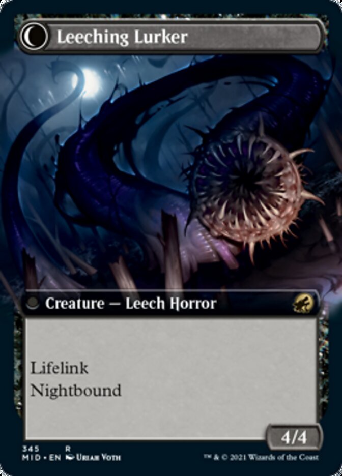 Curse of Leeches // Leeching Lurker (Extended Art) [Innistrad: Midnight Hunt] | Odin's Place