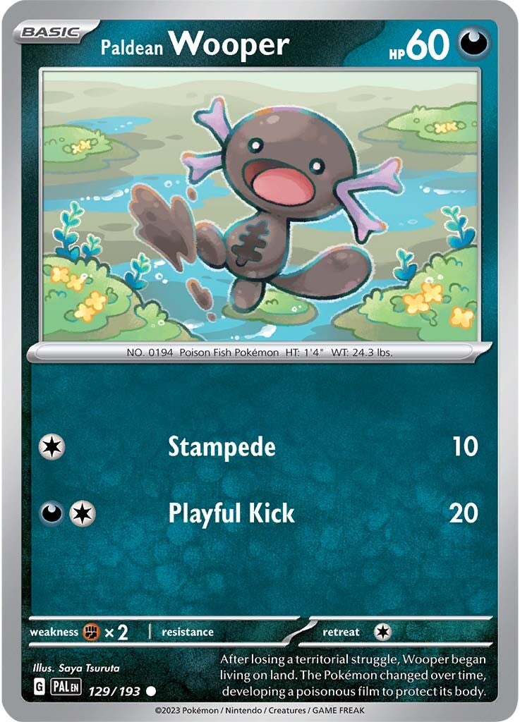 Paldean Wooper (129/193) [Scarlet & Violet: Paldea Evolved] | Odin's Place