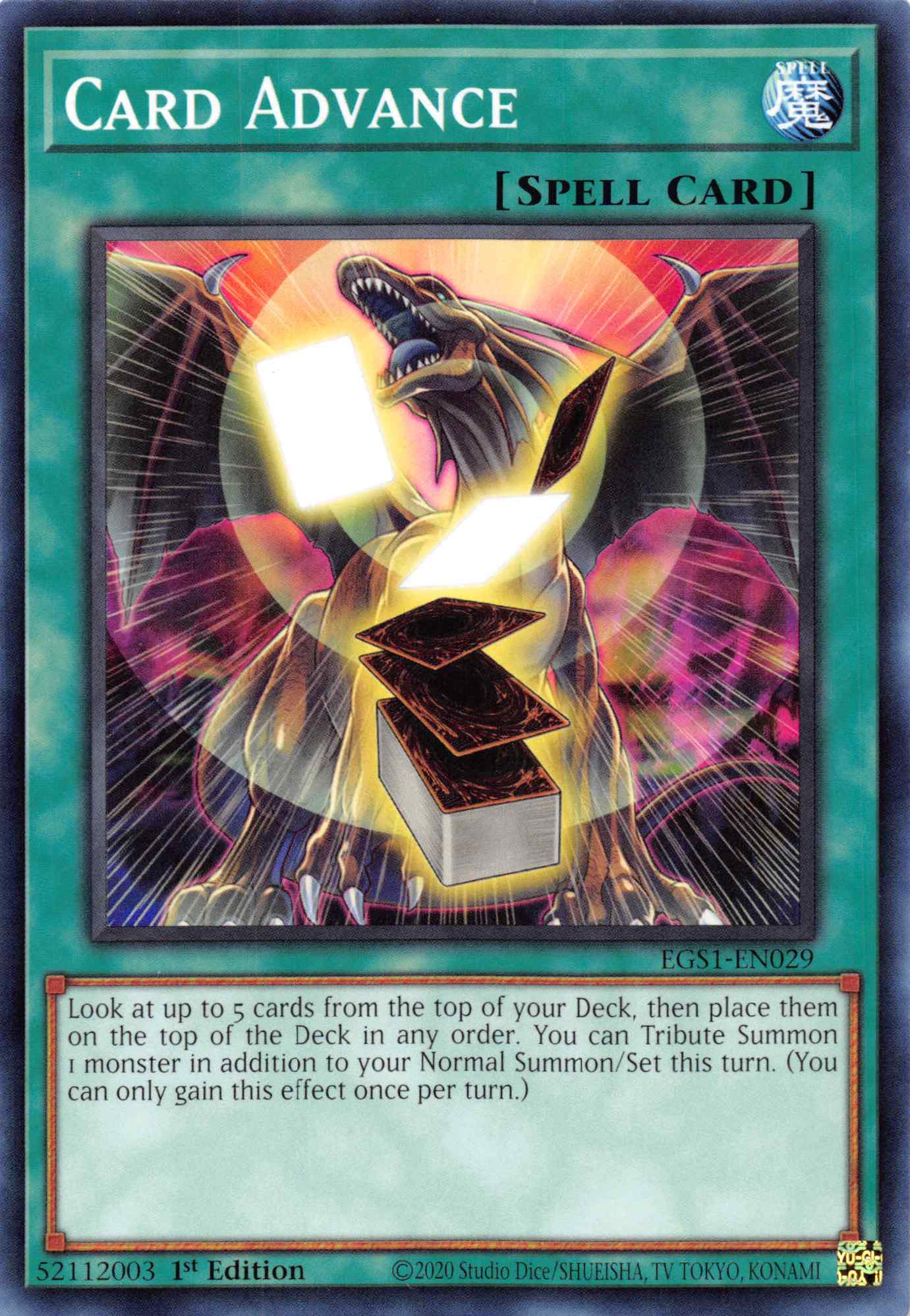 Card Advance [EGS1-EN029] Common | Odin's Place