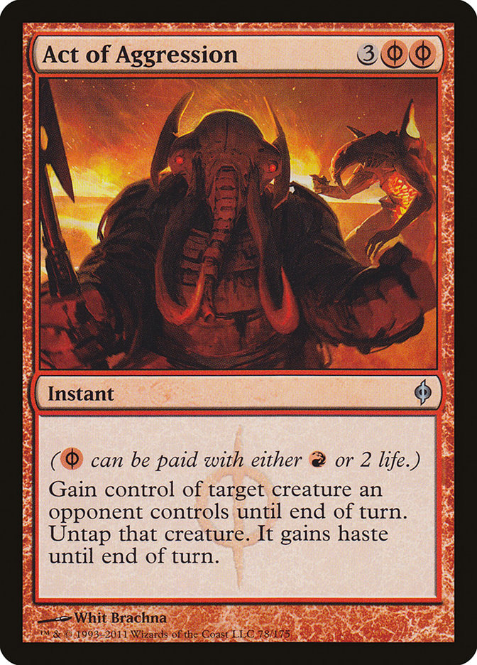 Act of Aggression (78) [New Phyrexia] | Odin's Place