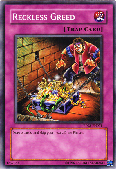Reckless Greed [RP02-EN071] Common | Odin's Place