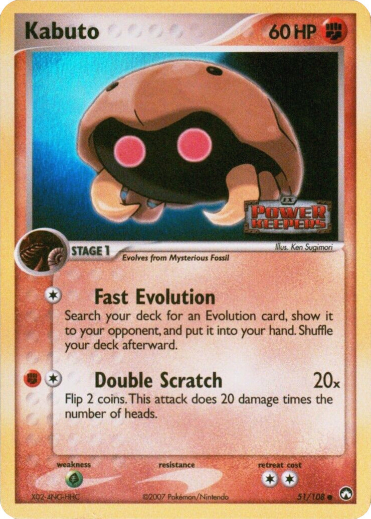 Kabuto (51/108) (Stamped) [EX: Power Keepers] | Odin's Place