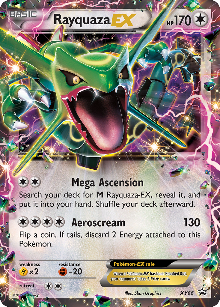 Rayquaza EX (XY66) [XY: Black Star Promos] | Odin's Place