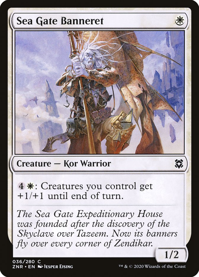 Sea Gate Banneret [Zendikar Rising] | Odin's Place