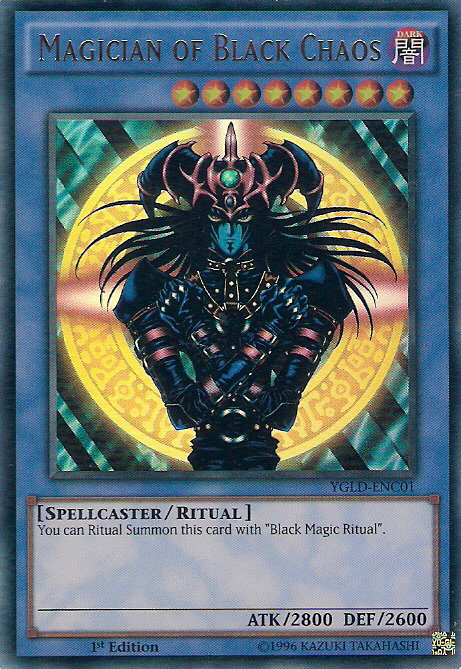 Magician of Black Chaos [YGLD-ENC01] Ultra Rare | Odin's Place