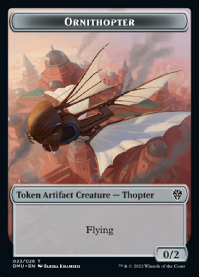 Ornithopter Token [Dominaria United Tokens] | Odin's Place