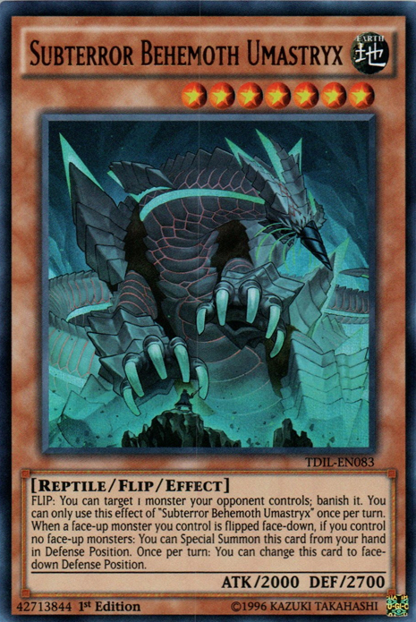 Subterror Behemoth Umastryx [TDIL-EN083] Ultra Rare | Odin's Place