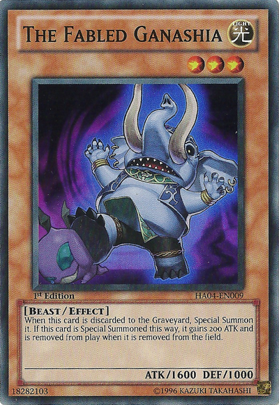 The Fabled Ganashia [HA04-EN009] Super Rare | Odin's Place
