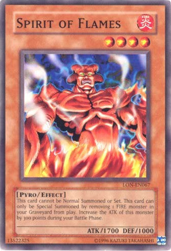 Spirit of Flames [LON-EN067] Common | Odin's Place