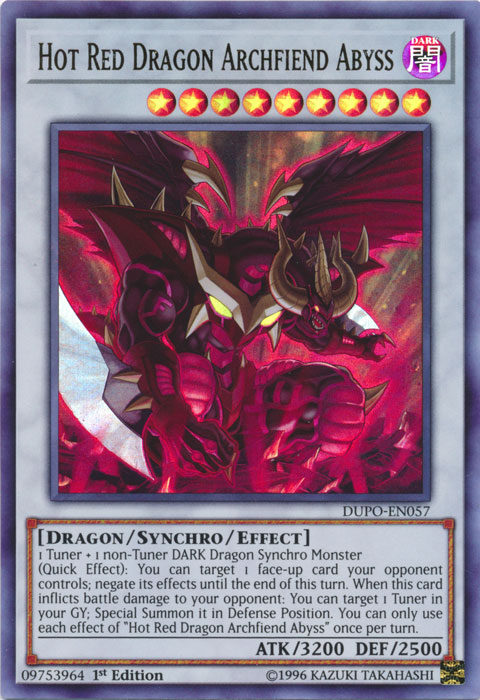 Hot Red Dragon Archfiend Abyss [DUPO-EN057] Ultra Rare | Odin's Place
