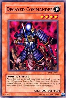 Decayed Commander [DR1-EN065] Common | Odin's Place