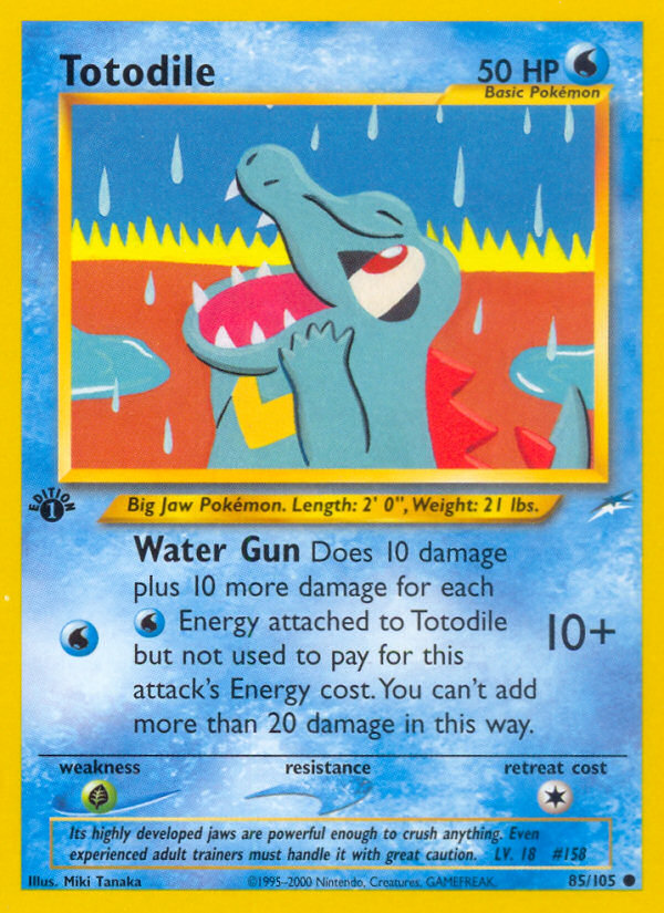 Totodile (85/105) [Neo Destiny 1st Edition] | Odin's Place