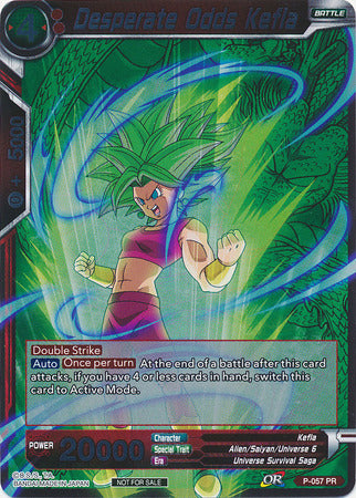 Desperate Odds Kefla (Event Pack 2 - 2018) (P-057_PR) [Promotion Cards] | Odin's Place