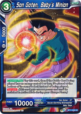 Son Goten, Baby's Minion (BT11-036) [Vermilion Bloodline] | Odin's Place