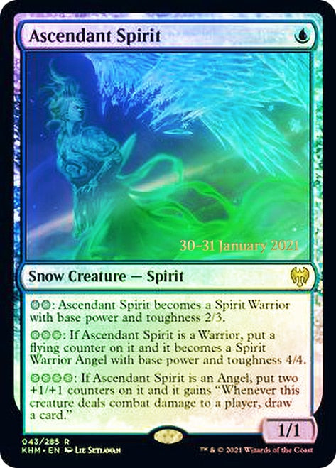 Ascendant Spirit [Kaldheim Prerelease Promos] | Odin's Place