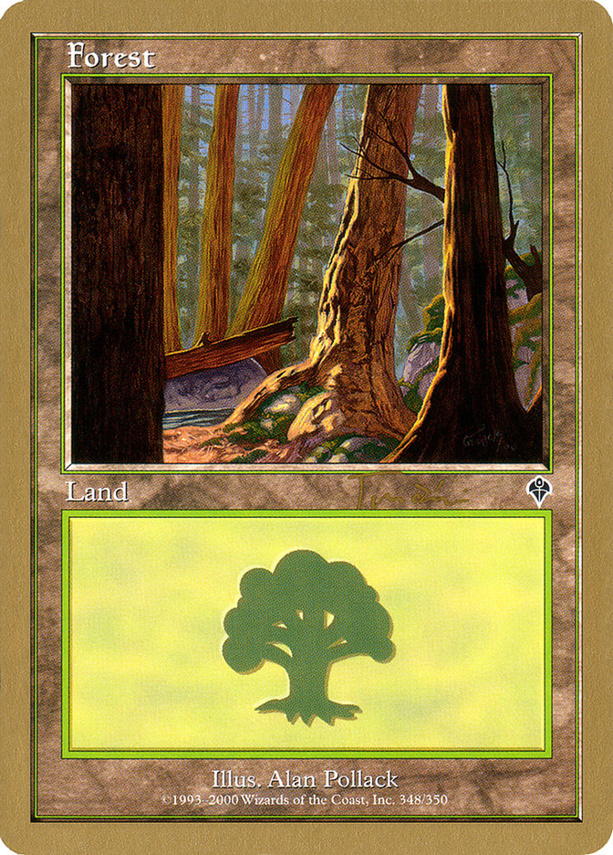 Forest (jt348a) (Jan Tomcani) [World Championship Decks 2001] | Odin's Place